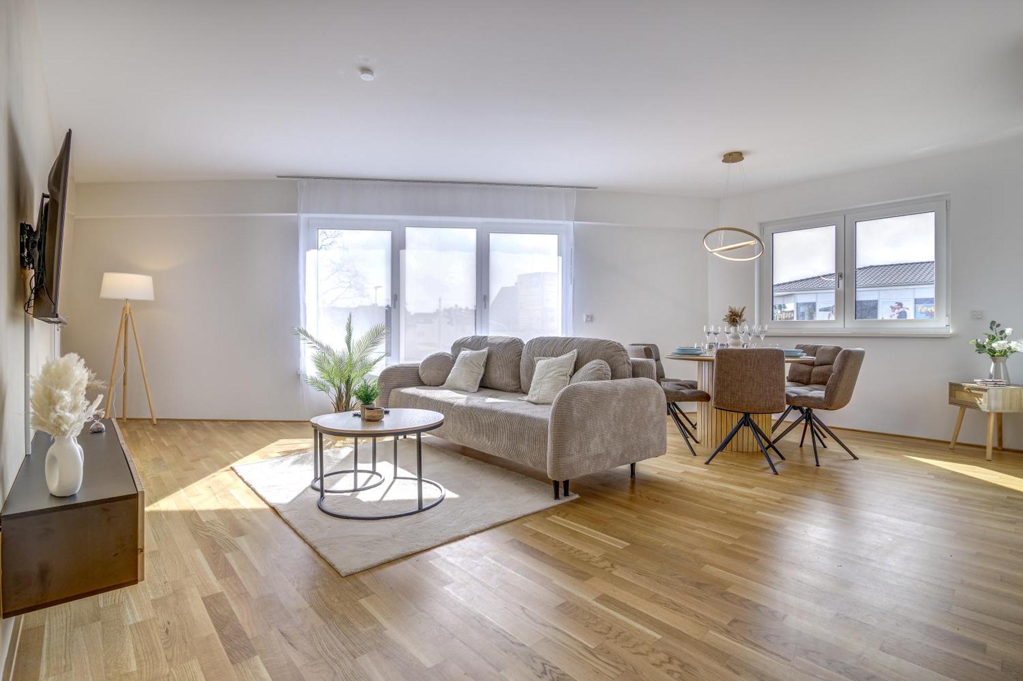 Exklusive 3-Zimmer Luxus-Maisonette In Hochheim - Naehe Frankfurt Flughafen, Wiesbaden Und Mainz Hochheim am Main Dış mekan fotoğraf